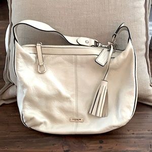 Coach cream color medium sized bag